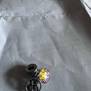 Pandora Silver and Yellow Charm